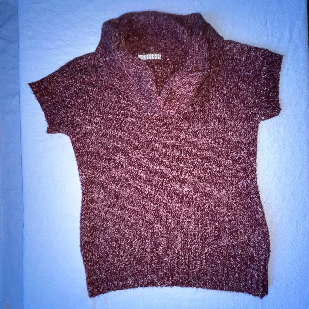 Maurices Cowl Neck Short-Sleeve Sweater size 0 NWOT